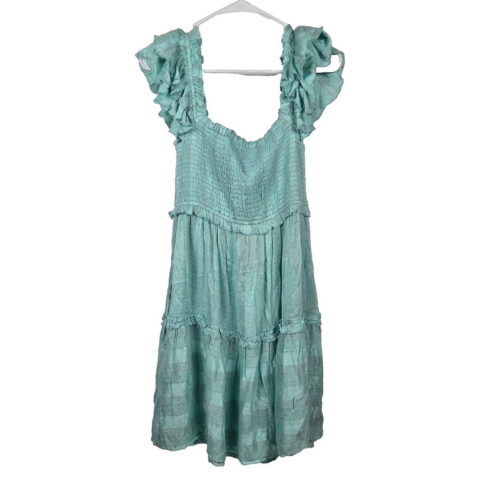 PilyQ PQ Swim Women's Size XS/S Blue Carrie Dress NWT